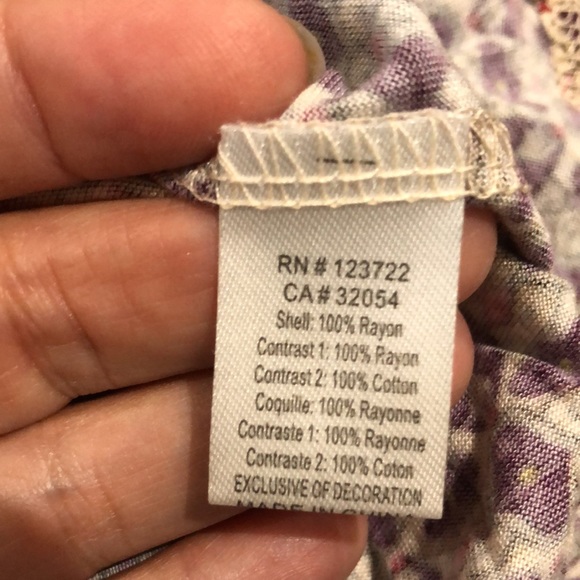 ANTHROPOLOGIE / A COMMON THREAD Boho Sleeveless Top - Picture 5 of 5